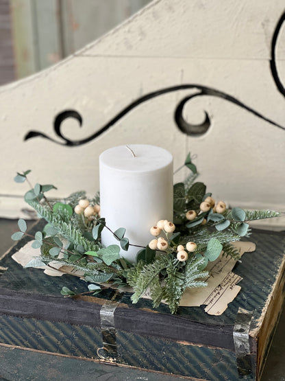 Winter Frost Candle Ring