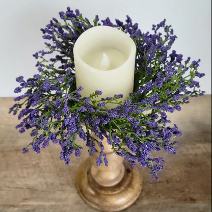 Purple Astilbe Candle Ring