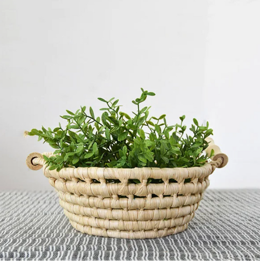 Maize Basket with Handles